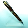 0061 - Spalted Oak Black Titanium/Titanium Gold Cigar Pen