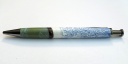 0064 - "Winter" Black Titanium Long Click Pen