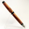 0047 - Flame Box Elder Black Titanium Cigar Pen