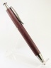 0067 - Purpleheart Black Titanium Long Click Pen