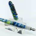 C004 - Sun & Water Cocalico Fountain Pen (32088 visits) The pearlescent colors on this pen gleam in the light - photography just doesn't do it justice! Blue... C004 - Sun & Water Cocalico Fountain Pen