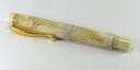 C007 - Denver Pocket Fountain Pen in Alabaster Swirl & Alternative Ivory